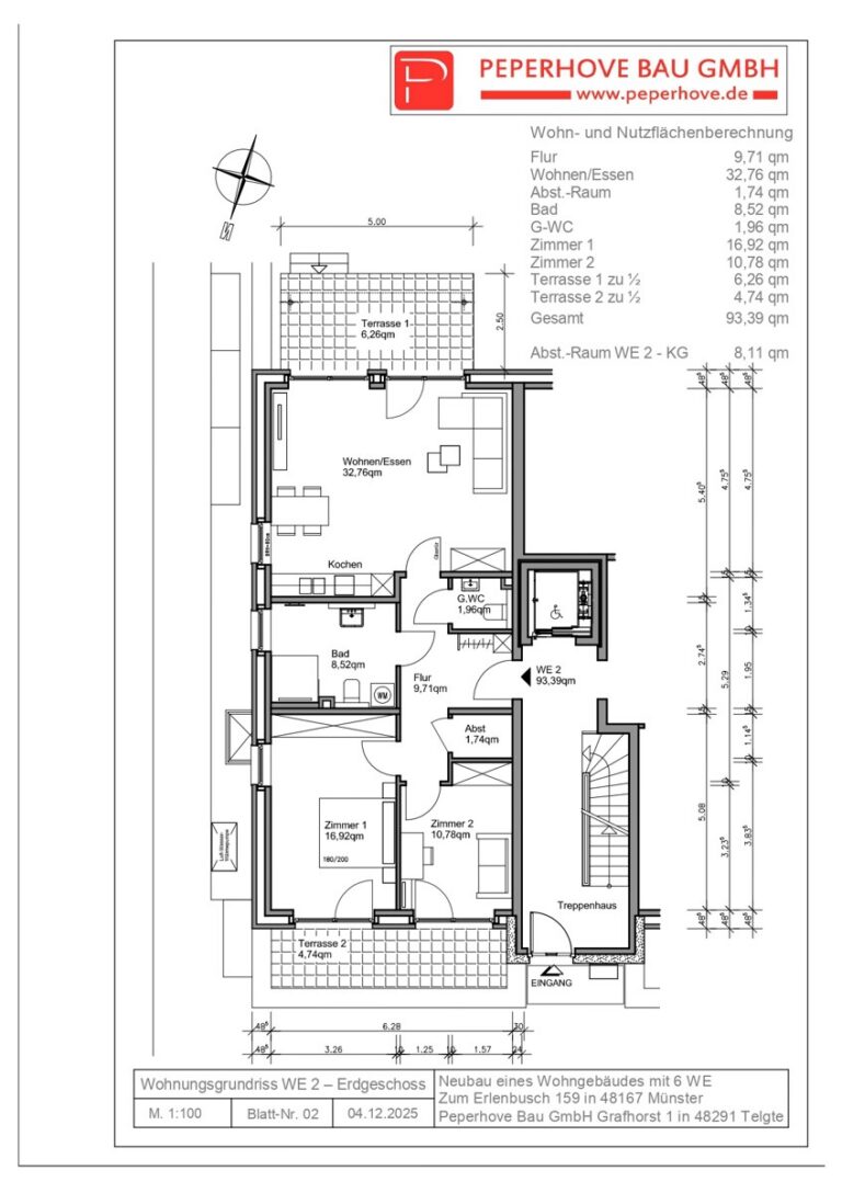 Grundriss Wohnung 2