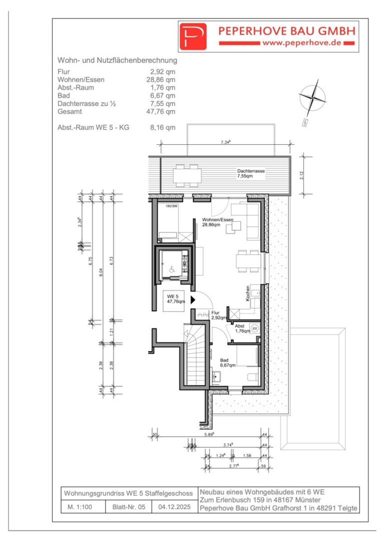 Grundriss Wohnung 5