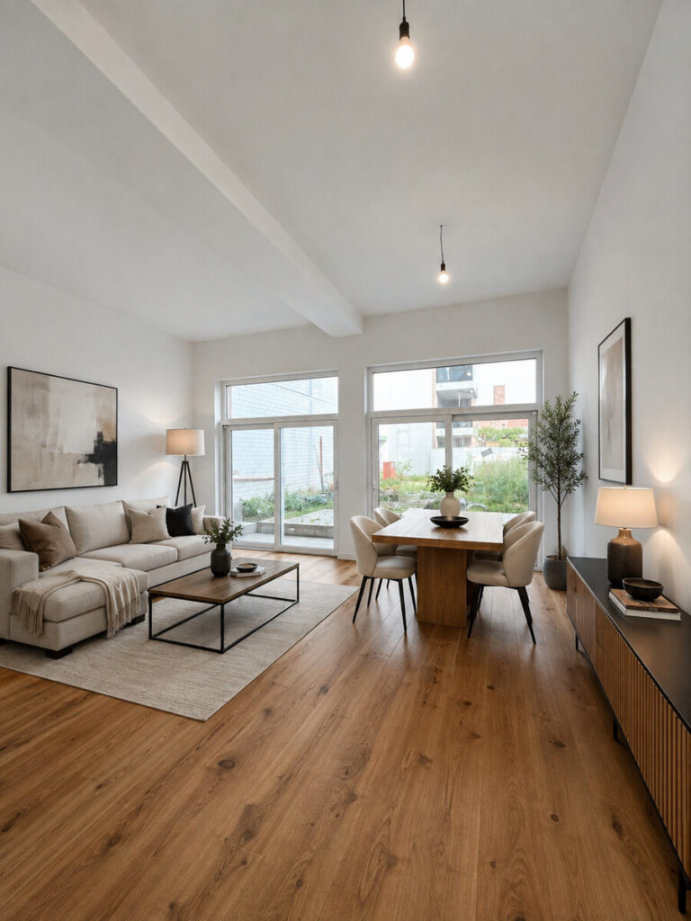 Wohnzimmer KI- Visualisierung