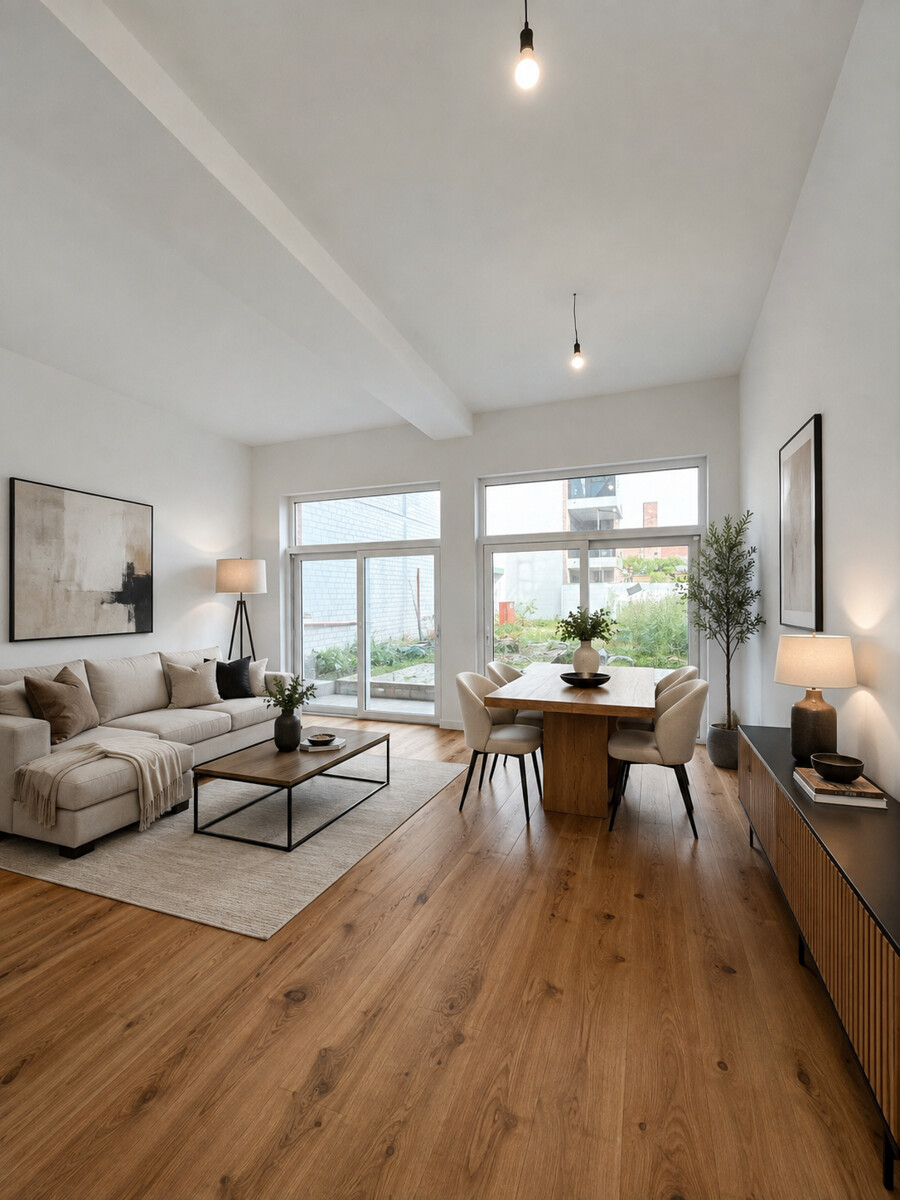 Wohnzimmer KI- Visualisierung